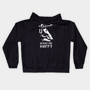 You Make Me Hoppy Frog Kids Hoodie